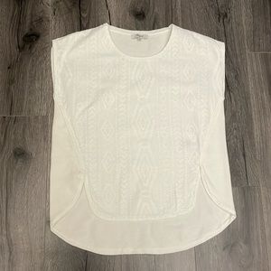 💙Madewell Stylish casual girly everyday wear tasteful cute white sleeveless top